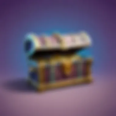 Unlocking treasure chest of V Bucks rewards