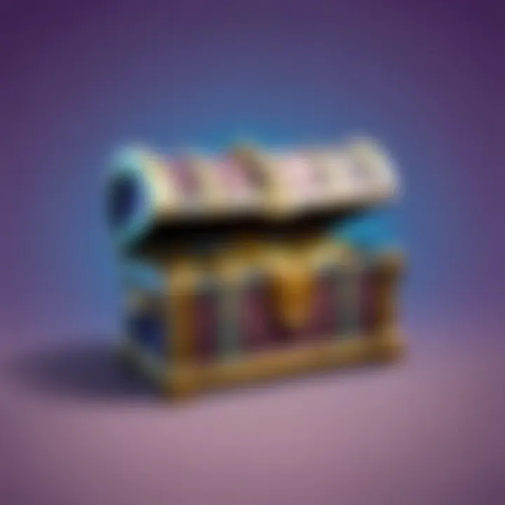 Unlocking treasure chest of V Bucks rewards