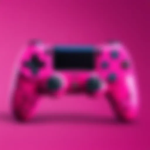 Vibrant Pink Controller Design