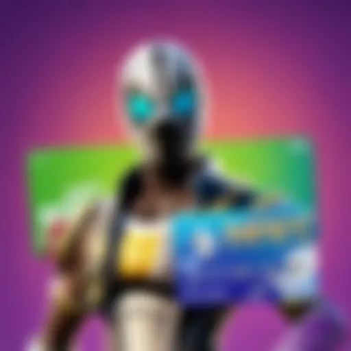 Fortnite V Bucks Gift Card Display